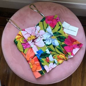 Mara Hoffman lily tank in green multi - size 4